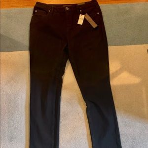 Coldwater Creek black slim leg jeans NEW Sz 10